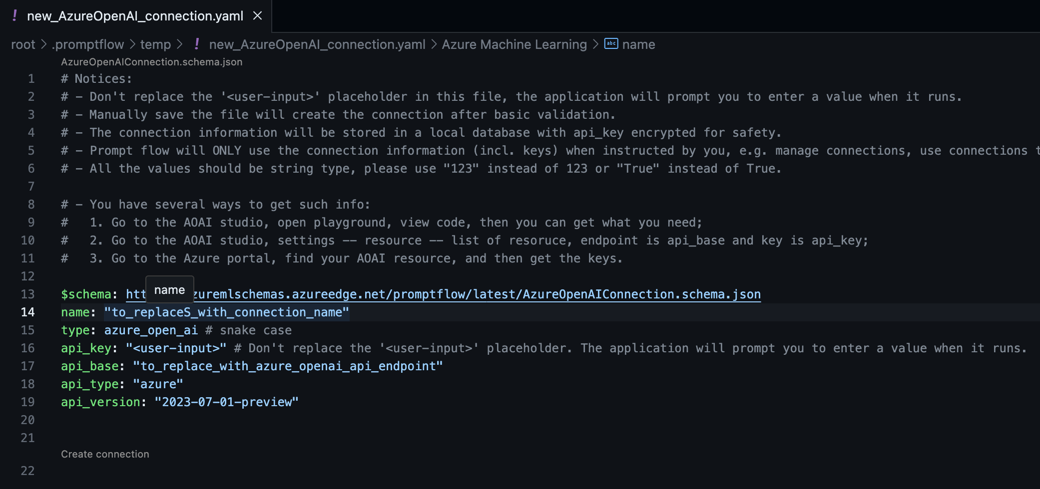 Hyounsoo Kim > Microsoft Prompt Flow 워크샵 작성 > image-2024-1-16_1-58-32.png